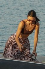 KENDALL JENNER at a Boat in Mykonos 07/09/2019