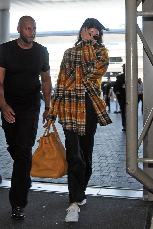 KENDALL JENNER at LAX Airport in Los Angeles 07/05/2019