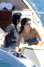 KENDALL JENNER in Bikini at a Tacht in Corsica 07/26/2019