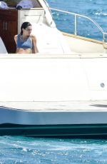 KENDALL JENNER in Bikini at a Tacht in Corsica 07/26/2019