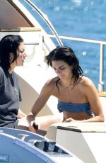 KENDALL JENNER in Bikini at a Tacht in Corsica 07/26/2019
