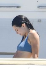 KENDALL JENNER in Bikini at a Tacht in Corsica 07/26/2019