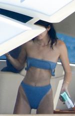 KENDALL JENNER in Bikini at a Tacht in Corsica 07/26/2019
