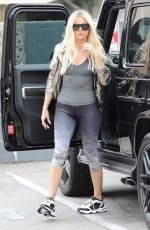 KHLOE KARDASHIAN Arrives at Her Good American Clothing Branding Event in Beverly Hills 07/25/2019