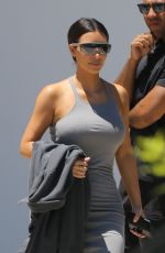 KIM KARDASHIAN at a Church Services in Los Angeles 07/14/2019