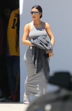 KIM KARDASHIAN at a Church Services in Los Angeles 07/14/2019