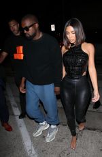 KIMA KARDASHIAN and Kanye West Arrives at Craig