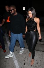 KIMA KARDASHIAN and Kanye West Arrives at Craig