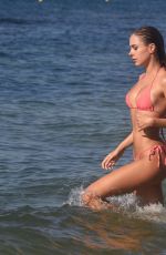 KIMBERLEY GARNER in Bikini at a Beach in St Tropez 07/22/2019