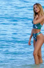 KIMBERLEY GARNER in Bikini at a Beach in St Tropez 07/24/2019
