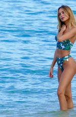 KIMBERLEY GARNER in Bikini at a Beach in St Tropez 07/24/2019