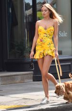 KIMBERLEY GARNER Out with Her Dog in London 07/09/2019