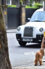 KIMBERLEY GARNER Out with Her Dog in London 07/09/2019