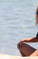 KONSTANTINA SPYROPOULOU in Swimsuit at a Beach on Mykonos Island 07/10/2019