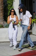 KOURTNEY KARDASHIAN and Luka Subbat at Cha Cha Matcha in Los Angeles 07/11/2019