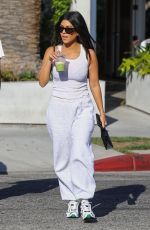KOURTNEY KARDASHIAN and Luka Subbat at Cha Cha Matcha in Los Angeles 07/11/2019