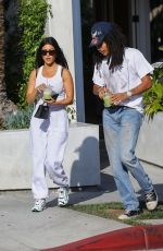 KOURTNEY KARDASHIAN and Luka Subbat at Cha Cha Matcha in Los Angeles 07/11/2019