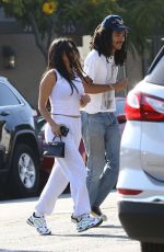 KOURTNEY KARDASHIAN and Luka Subbat at Cha Cha Matcha in Los Angeles 07/11/2019