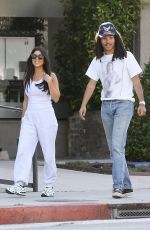 KOURTNEY KARDASHIAN and Luka Subbat at Cha Cha Matcha in Los Angeles 07/11/2019