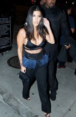 KOURTNEY KARDASHIAN Arrives at Craig