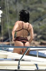 KOURTNEY KARDASHIAN in Bikini a Yacht in Sardinia 07/30/2019