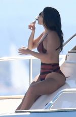 KOURTNEY KARDASHIAN in Bikini on Vacation in Sardinia 07/30/2019