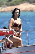KOURTNEY KARDASHIAN in Bikini on Vacation in Sardinia 07/30/2019