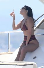 KOURTNEY KARDASHIAN in Bikini on Vacation in Sardinia 07/30/2019