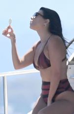 KOURTNEY KARDASHIAN in Bikini on Vacation in Sardinia 07/30/2019