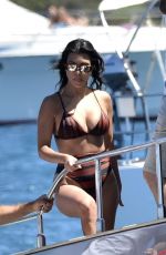 KOURTNEY KARDASHIAN in Bikini on Vacation in Sardinia 07/30/2019