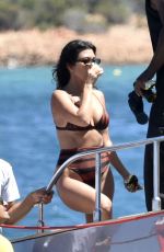 KOURTNEY KARDASHIAN in Bikini on Vacation in Sardinia 07/30/2019