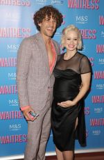 kPregnant KIMBERLY WYATT at Waitress the Musical Cast Change in London 0/702/2019