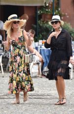KRISS JENNER and COREY GAMBLE on Holiday in Portofino 07/09/2019