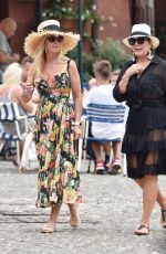 KRISS JENNER and COREY GAMBLE on Holiday in Portofino 07/09/2019