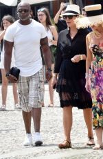 KRISS JENNER and COREY GAMBLE on Holiday in Portofino 07/09/2019