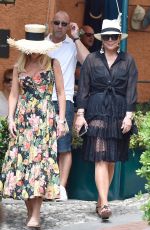 KRISS JENNER and COREY GAMBLE on Holiday in Portofino 07/09/2019