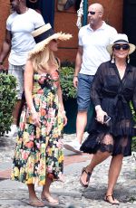 KRISS JENNER and COREY GAMBLE on Holiday in Portofino 07/09/2019