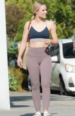 KRISTEN BELL Arrives at a Gym in Los Angeles 06/26/2019