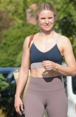 KRISTEN BELL Arrives at a Gym in Los Angeles 06/26/2019