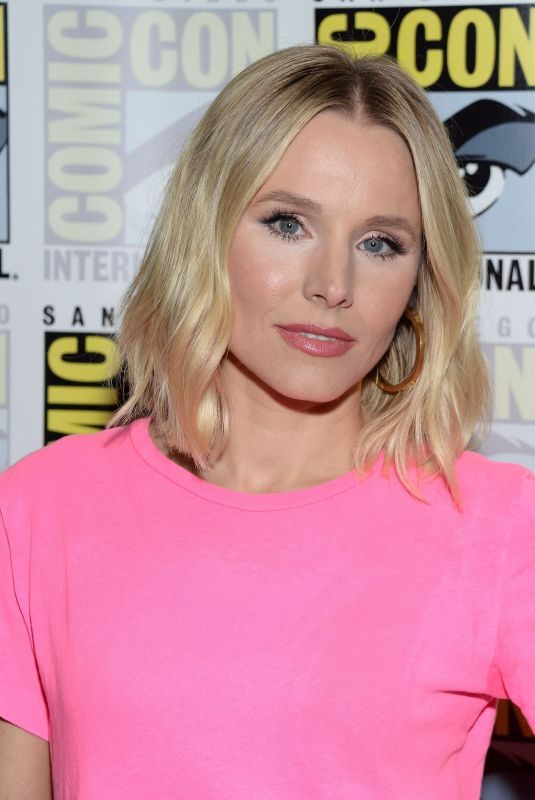 KRISTEN BELL at The Good Place Press Line at Comic-con 2019 in San Diego 07/20/2019