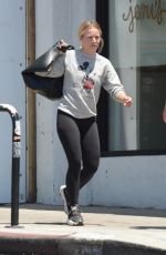 KRISTEN BELL Heading to a Gym in Studio City 07/24/2019
