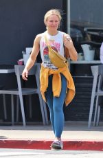 KRISTEN BELL Leaves a Gym in Los Angeles 07/09/2019