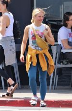 KRISTEN BELL Leaves a Gym in Los Angeles 07/09/2019