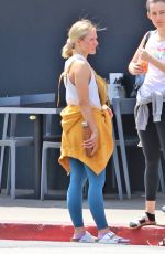 KRISTEN BELL Leaves a Gym in Los Angeles 07/09/2019