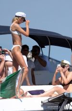 KRISTEN STEWART and STELLA MAXWELL in Bikinis at a Boat in Italy 07/17/2019