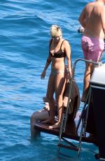 KRISTEN STEWART and STELLA MAXWELL in Bikinis at a Boat in Italy 07/17/2019