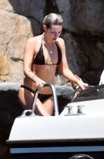 KRISTEN STEWART in Bikini at a Boat at Amalfi Coast 07/14/2019