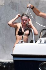 KRISTEN STEWART in Bikini at a Boat at Amalfi Coast 07/14/2019