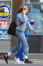 KRISTEN STEWART in Double Denim Out in New York 07/09/2019