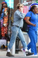KRISTEN STEWART in Double Denim Out in New York 07/09/2019